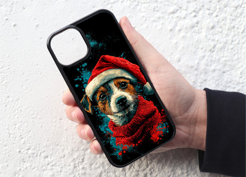 Jack russell dog puppy - puppy, santa