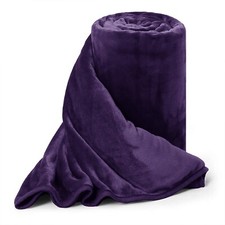 Faux Fur Fleece Blanket Soft