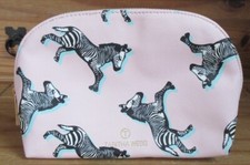 ? TABITHA WEBB MULTI COLOUR PINK MIX ZEBRA PATTERNED SMALL COSMETICS BAG ?