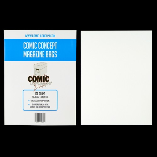 Magazine size comic - size, bags