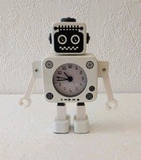 Robot Futuristic Alarm Clock with Adjustable Arms