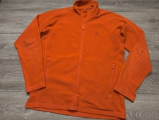 Haglofs Astro Lightweight Fleece Jacket Mod Layer Orange Size Large