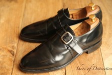 Charles Tyrwhitt Black Leather Monk Buckle Shoes Men's UK 10 US 11 EU 44