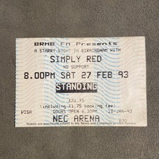 SIMPLY RED CONCERT TICKET STUB