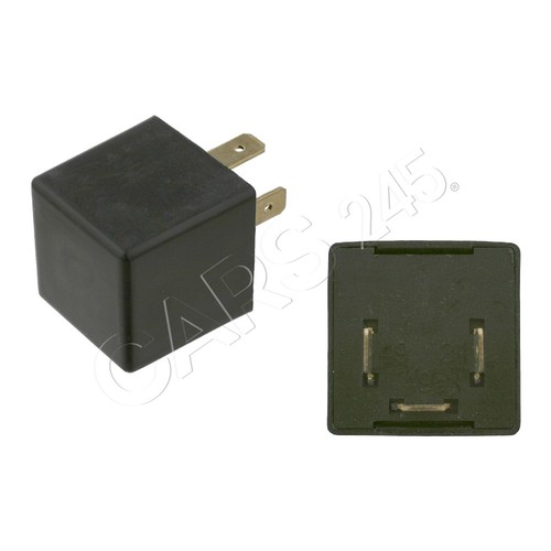 Black plastic relay febi fits - plastic,