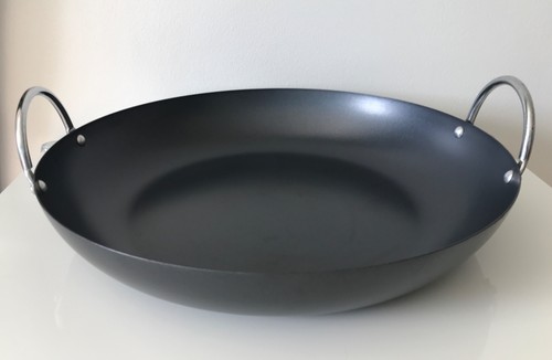 Steel paella pan - steel,