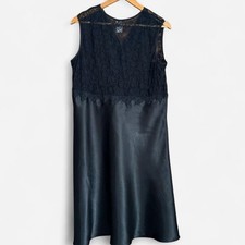 Vintage black nylon lace