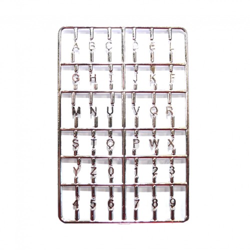 Dolls house silver letters - letters, and