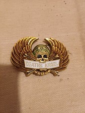 Nice Heavy Brass Belt Buckle Deaths Angel 9 Cm Wide