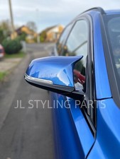 Estoril blue mirror covers - blue,