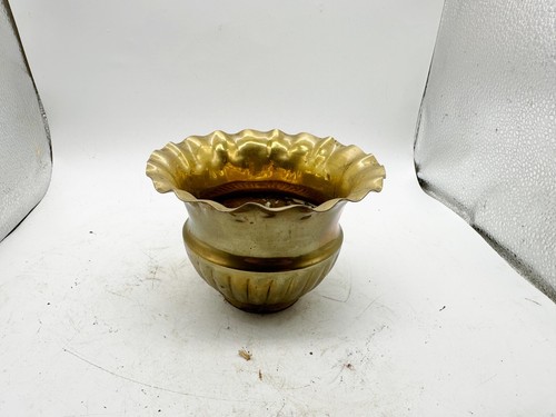 Vintage brass plant - vintage,