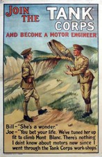 Vintage British Army Tank