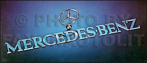1976 mercedes sales brochure - 1976,