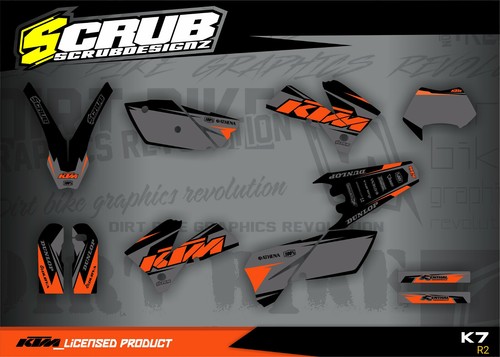 Ktm graphics exc 125 200 - ktm,
