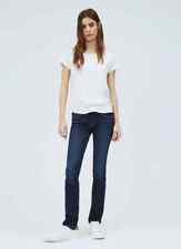Pepe NEW BROOKE SLIM FIT MID WAIST JEANS W33 L 30 RRP £90 LN015 DD 17