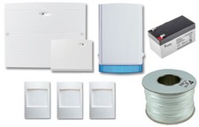 Texecom Veritas R8 Intruder / Burglar Alarm Kit  Cable, PIR, Sounder & Battery