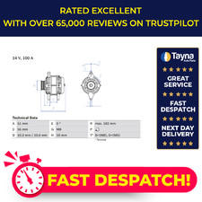 Alternator fits VAUXHALL