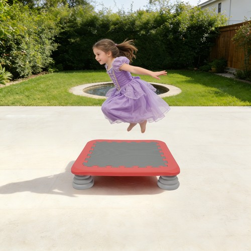 Kids trampoline bouncing - kids,