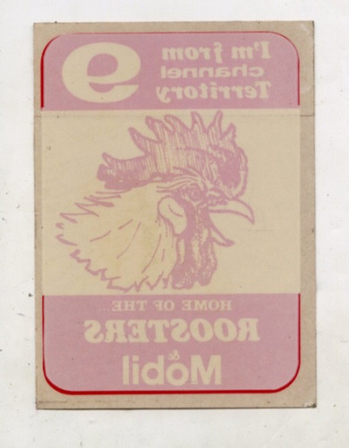1960 mobil football sticker - mobil,