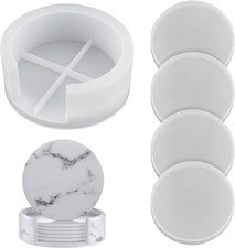 5 Pack Coaster Resin Mould