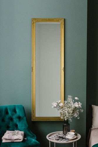 Large mirror gold - large,