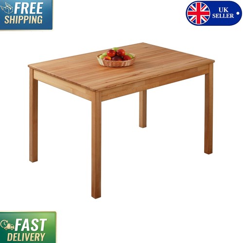 Robust beech wood dining table - dining,