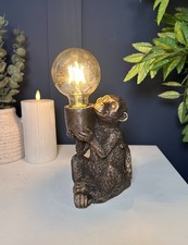 Quirky Monkey Resin Lamp –