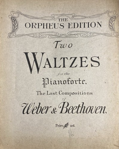 Two waltzes for piano - waltzes,