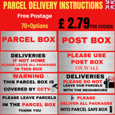 PARCEL DELIVERY INSTRUCTIONS