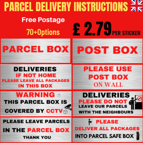 Parcel delivery instructions - delivery,