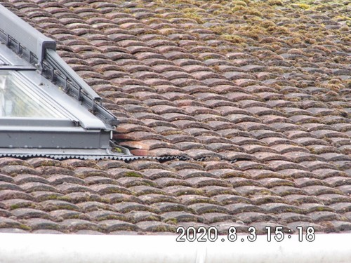 Off concrete roof tiles - concrete, 7"
