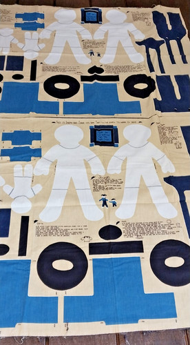 Amish dolls fabric panel - amish,