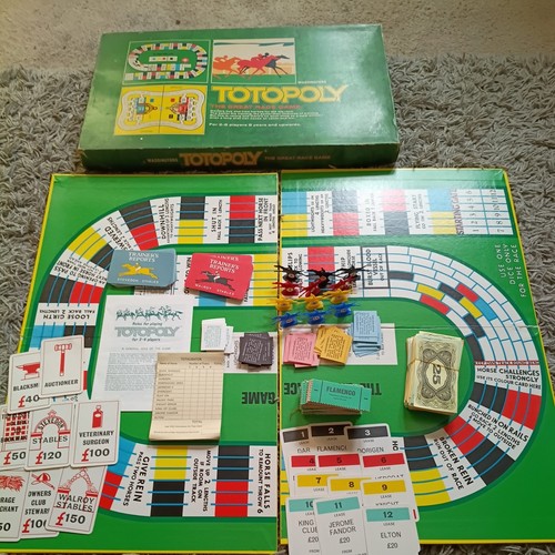 Vintage 1972 totopoly board - vintage,