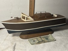 Collectible wooden model - wooden, boat