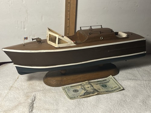 Collectible wooden model boat - collectible,