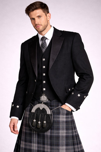 Men argyle kilt jacket and - jacket,