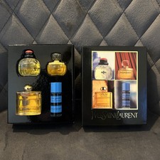 Unused Yves Saint Laurent Mini Perfume Set of 4 Opium Etc +VAT