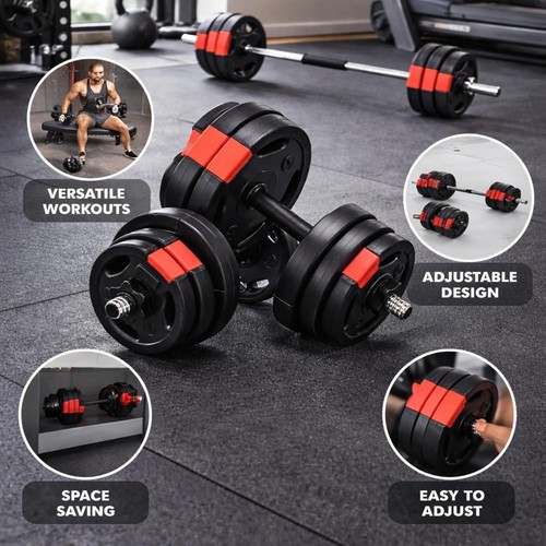 15kg adjustable dumbbell set - adjustable,