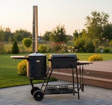Mangal BBQ grill charcoal wood