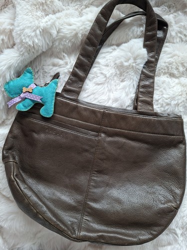 Y2k radley brown leather - radley, bag