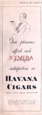 Cuban Government Guarantee Label 'HAVANA' Cigars Advert - 1935 Tobacco Print