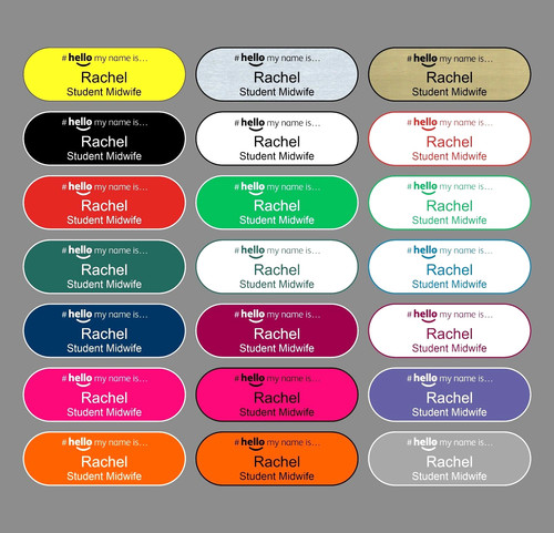 Hello name badge student - name, is