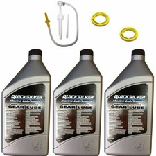 Quicksilver High Performance GEARLUBE OIL PUMP & WASHERS KIT BRAVO 1 ONE Drives