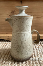 Vintage Iden Studio Pottery Rye Sussex Brown Speckle Ceramic Coffee Pot