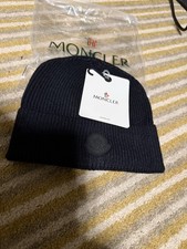 Moncler Black Beanie with