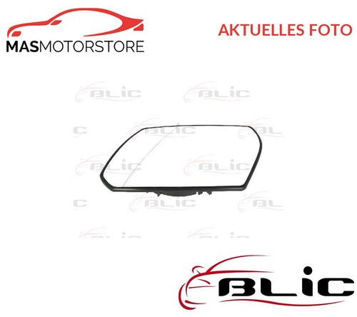 Exterior mirror mirror glass