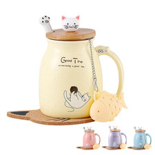 Cat Mug Cute Ceramic Coffee