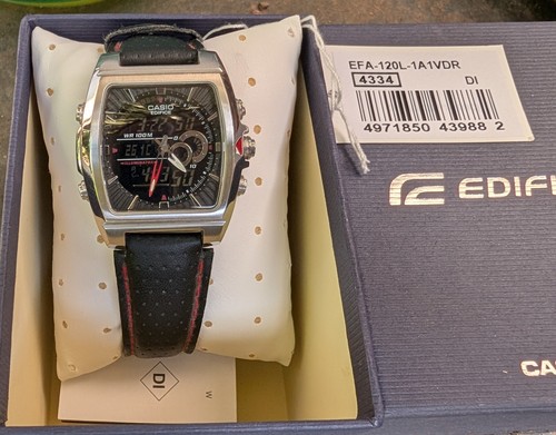 Casio edifice efa 120l - casio, efa-120l-1a1vdr
