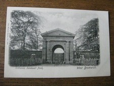 Entrance to Sandwell Park, West Bromwich, Staffordshire - pre 1918