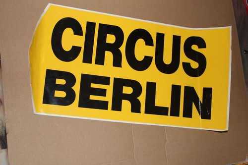 Circus berlin sticker - circus,